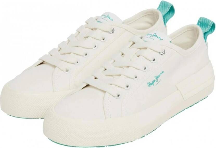 Pepe Jeans Allen Band Sneakers White Dames