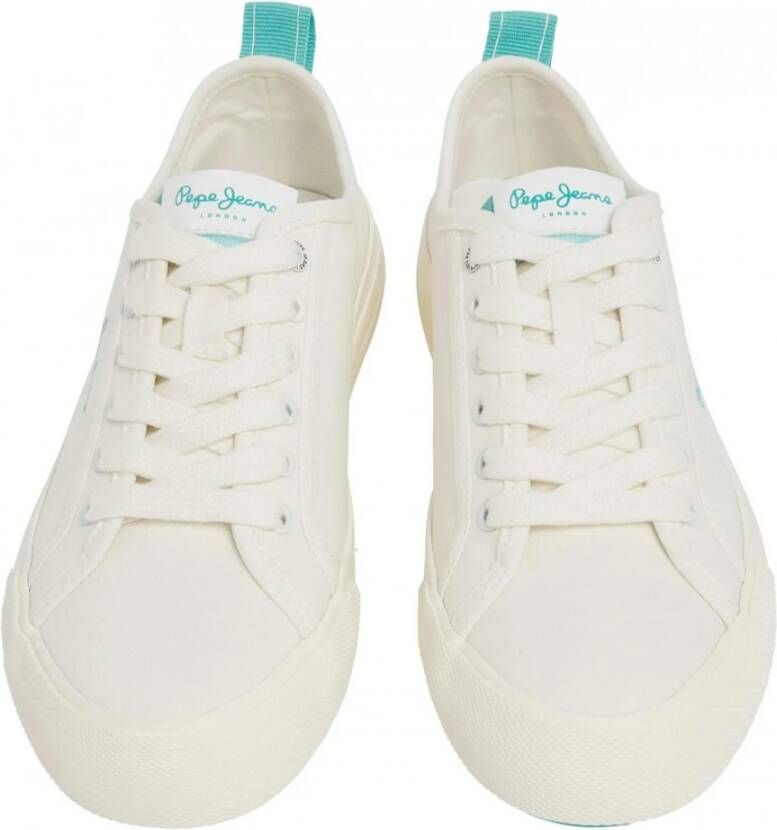 Pepe Jeans Allen Band Sneakers White Dames