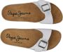 Pepe Jeans Badslippers Bio Single Champion Wit Heren - Thumbnail 3