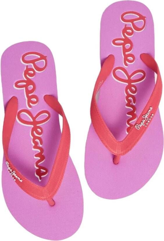 Pepe Jeans Bay Beach Brand Flip flops Pink Dames