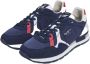 Pepe Jeans Brit Road Sneakers Blue Heren - Thumbnail 4