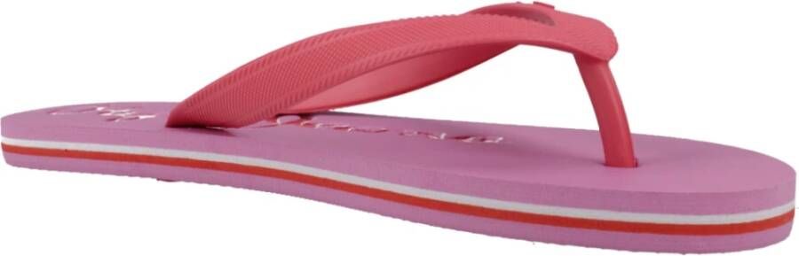 Pepe Jeans Stijlvolle Bay Beach Flip Flops Vrouwen Pink Dames