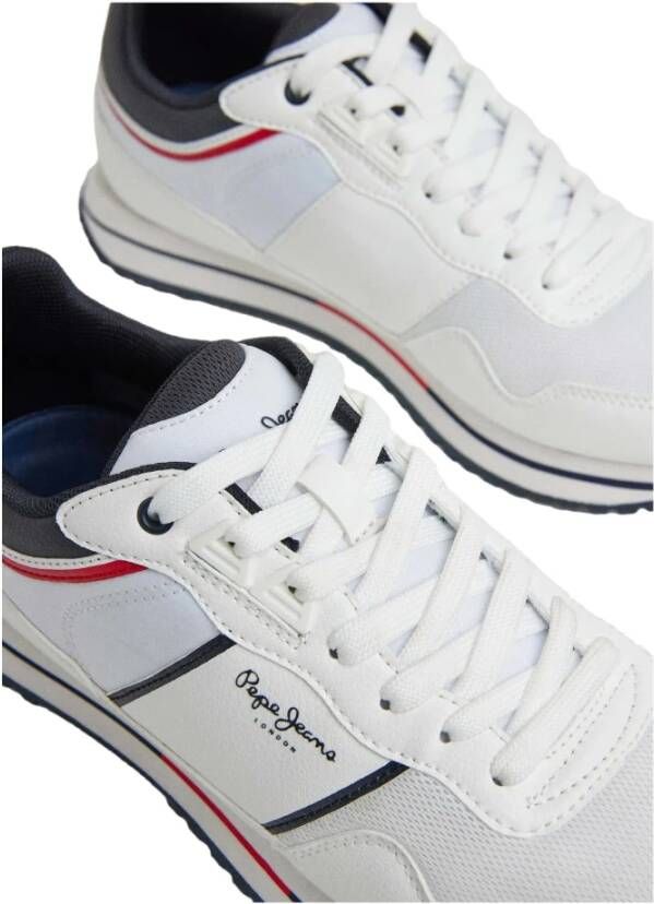 Pepe Jeans Hardloopschoenen White Heren