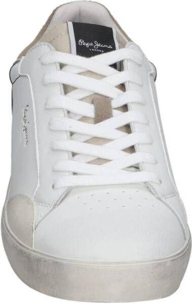 Pepe Jeans Heren Schoenen Klassieke Stijl White Heren