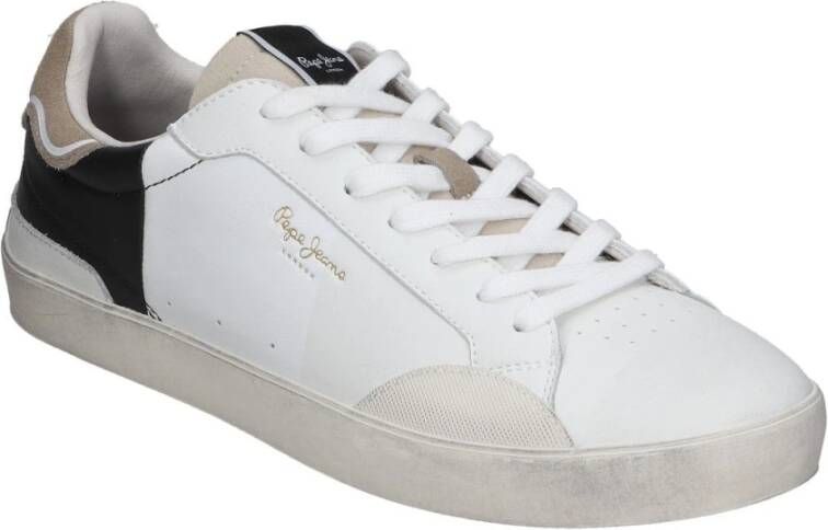 Pepe Jeans Heren Schoenen Klassieke Stijl White Heren