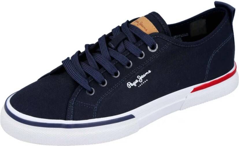 Pepe Jeans Mdpms30811 Canvas Shoes Blue Heren