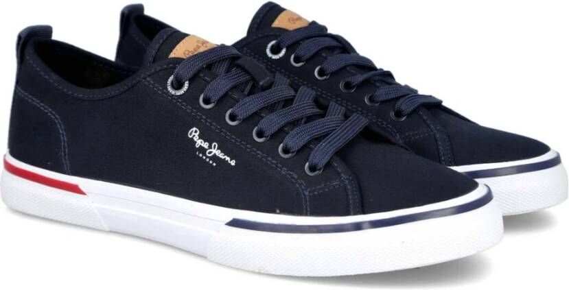 Pepe Jeans Mdpms30811 Canvas Shoes Blue Heren