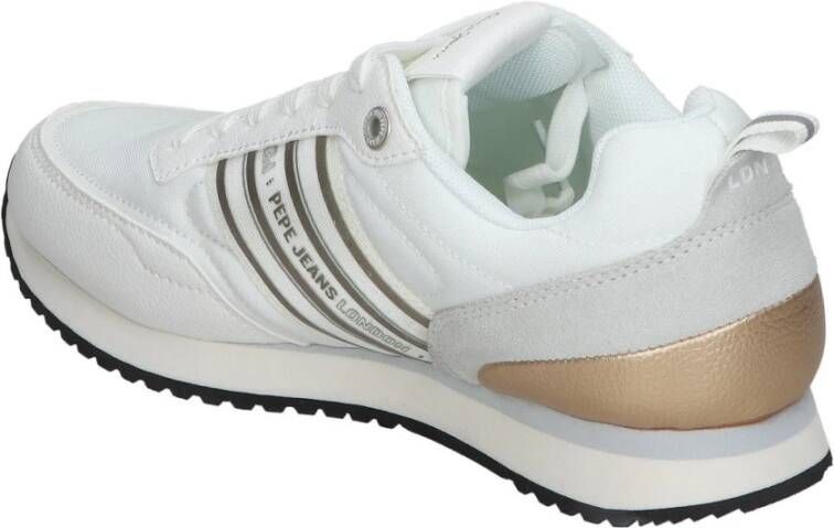 Pepe Jeans Modieuze Jongerensneakers White Dames