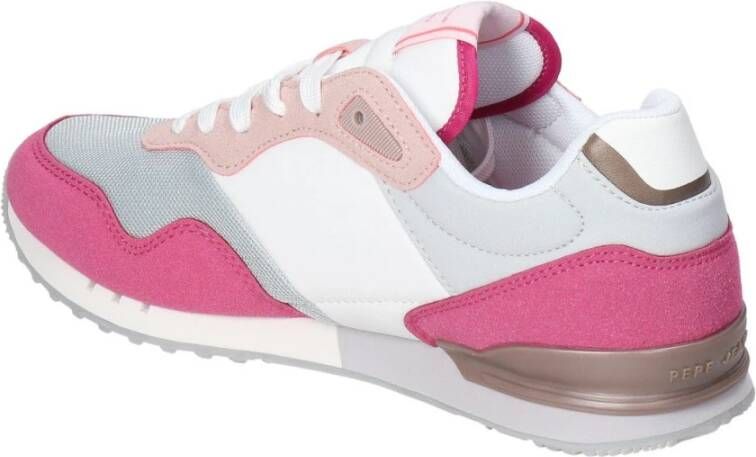 Pepe Jeans Modieuze Sportschoenen Pink Dames