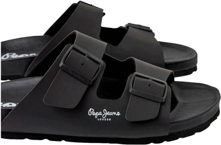 Pepe Jeans Royal Bio Heren Sandalen Black Heren