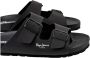 Pepe Jeans Royal Bio Heren Sandalen Black Heren - Thumbnail 6