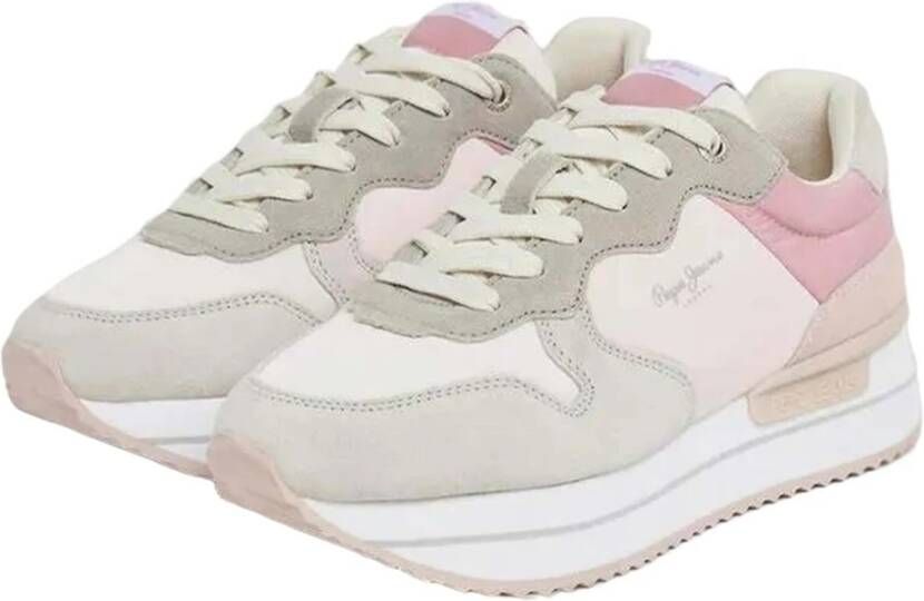 Pepe Jeans Rusper Jelly Sneakers Pink Dames