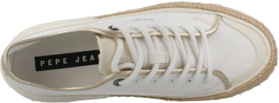 Pepe Jeans Stijlvolle Sneakers Samoi MIX White Dames