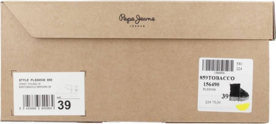 Pepe Jeans Stijlvolle Winterlaarzen voor Jonge Vrouwen Brown Dames