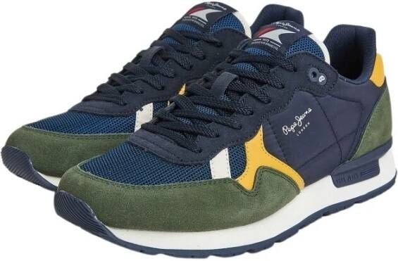 Pepe Jeans Trainers Brit Heritage Blauw Heren