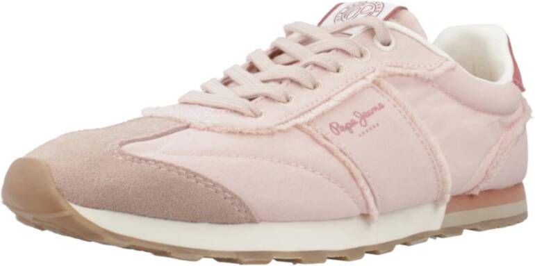 Pepe Jeans Twill Sneakers Pink Dames