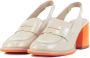 Pertini Dames Pumps Damesschoenen Leer Geen hoogte cm 32578 Beige combi - Thumbnail 14