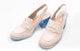 Pertini Beige Slingback Pumps Retro Stijl Beige Dames - Thumbnail 2