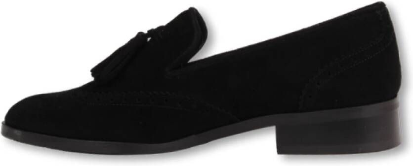 Pertini Suede Loafer 100% Leer Black Dames