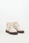 PESERICO Echte leren en eco-bont wandelschoenen Beige Dames - Thumbnail 2