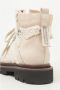 PESERICO Echte leren en eco-bont wandelschoenen Beige Dames - Thumbnail 5