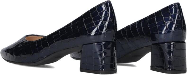 Peter Kaiser Elegante Croco Leren Pumps Blue Dames