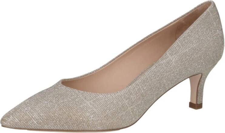 Peter Kaiser Elegante Zwarte Pumps Beige Dames