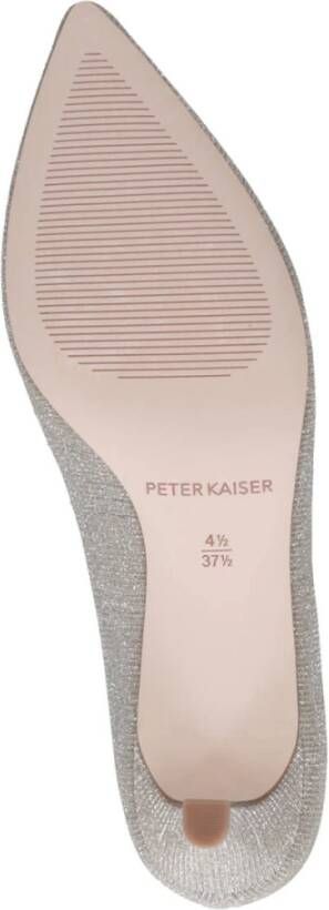 Peter Kaiser Elegante Zwarte Pumps Beige Dames