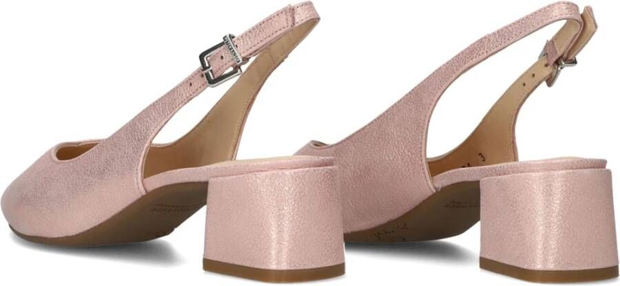 Peter Kaiser Roze Leren Pumps met Gouden Detail Pink Dames