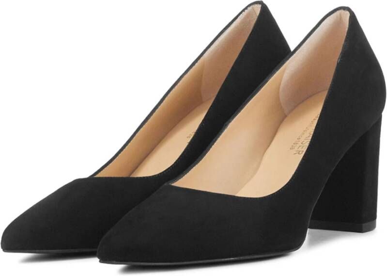 Peter Kaiser Zwarte Suède Pumps Black Dames