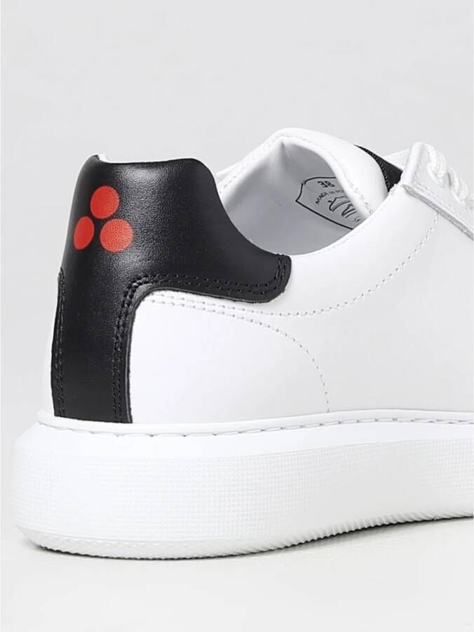 Peuterey Retro Tennissneakers Wit Dames