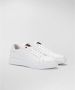 Peuterey Witte leren sneakers met rode details White Heren - Thumbnail 2