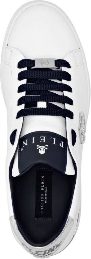 Philipp Plein Blauwe Leren Sneakers Blue Heren