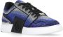 Philipp Plein Blauwe Leren Sneakers met Strass Blue Heren - Thumbnail 3