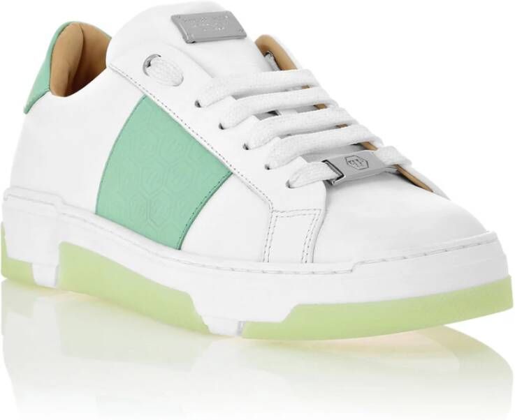 Philipp Plein Casual Sneakers in Paars en Zwart Green Heren