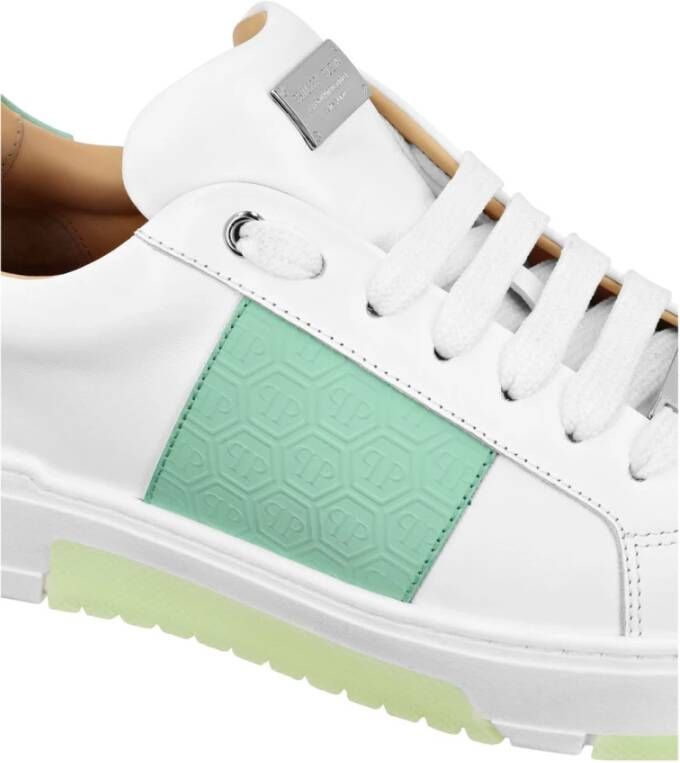 Philipp Plein Casual Sneakers in Paars en Zwart Green Heren