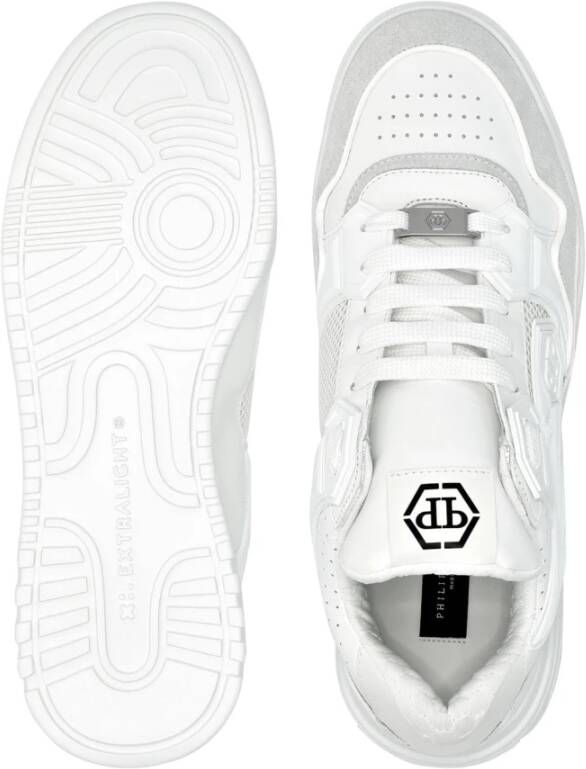 Philipp Plein Casual Sneakers in Paars White Heren