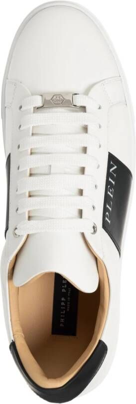 Philipp Plein Effen Lage Vetersneakers White Heren