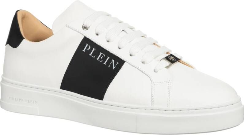 Philipp Plein Effen Lage Vetersneakers White Heren