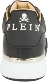 Philipp Plein Hexagon Leren Sneakers Phantom Kick$ Black Heren