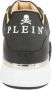 Philipp Plein Hexagon Leren Sneakers Phantom Kick$ Black Heren - Thumbnail 3