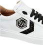 Philipp Plein Hexagon Low-Top Leren Sneakers White Heren - Thumbnail 5