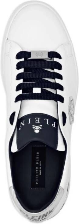 Philipp Plein Hexagon Low-Top Sneakers in Wit White Heren