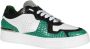 Philipp Plein Krokoprint Lage Sneakers Green Heren - Thumbnail 2