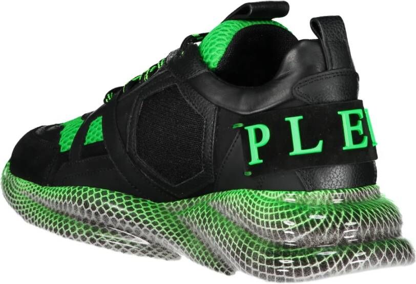 Philipp Plein Lage sneakers met reliëflogo Green Heren