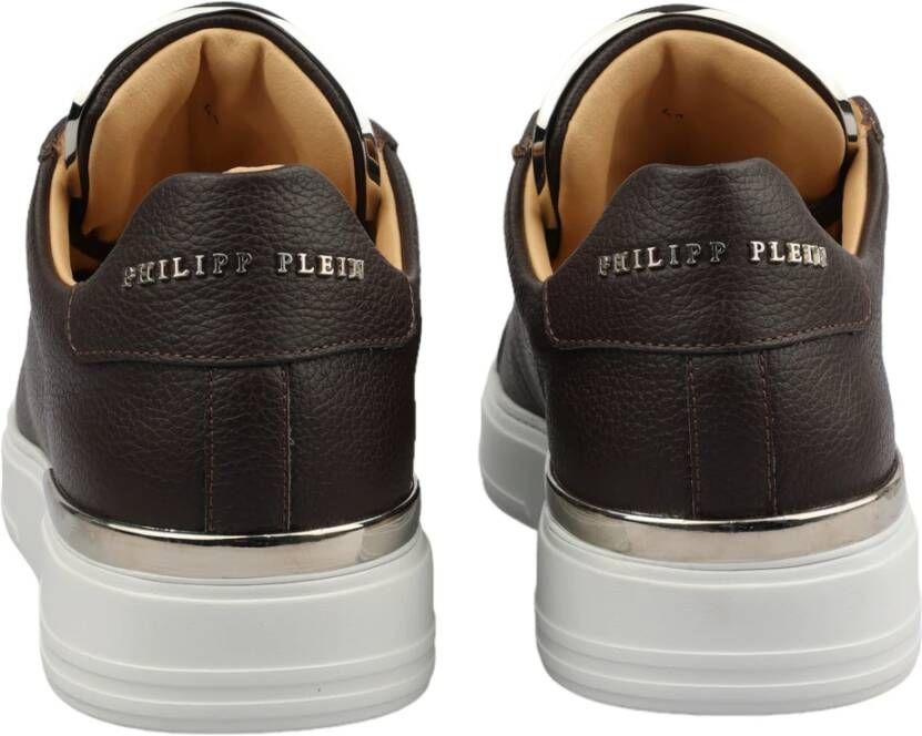 Philipp Plein Leren Sneakers Art. Faas Msc3211 Ple010N Zwart Heren