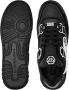 Philipp Plein Paarse Casual Sneakers voor Mannen Black Heren - Thumbnail 4