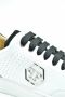 Philipp Plein Geperforeerde leren sneakers met contrast hiel White - Thumbnail 13