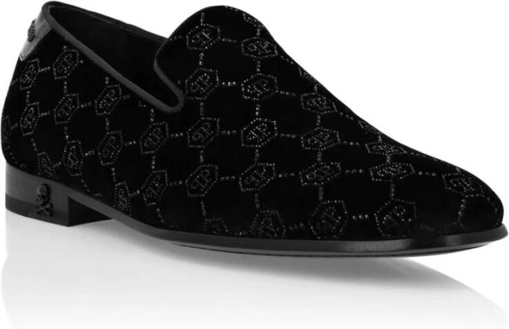 Philipp Plein Stijlvolle heren loafers Black Heren