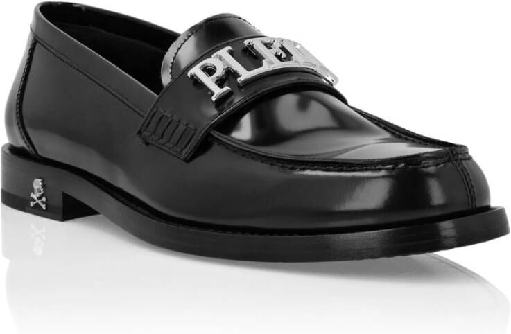 Philipp Plein Stijlvolle Loafers voor Mannen Black Heren